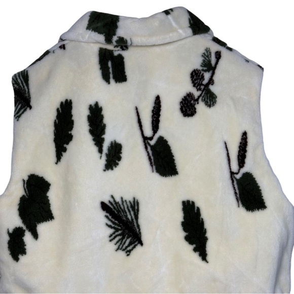 Denali Deer Print Soft Fleece Full Zip Lined Vest Womens Size XL - Picture 4 of 11